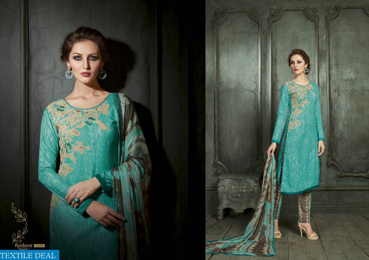 Ambica 8300 Series Wholesale Casual Salwar kameez